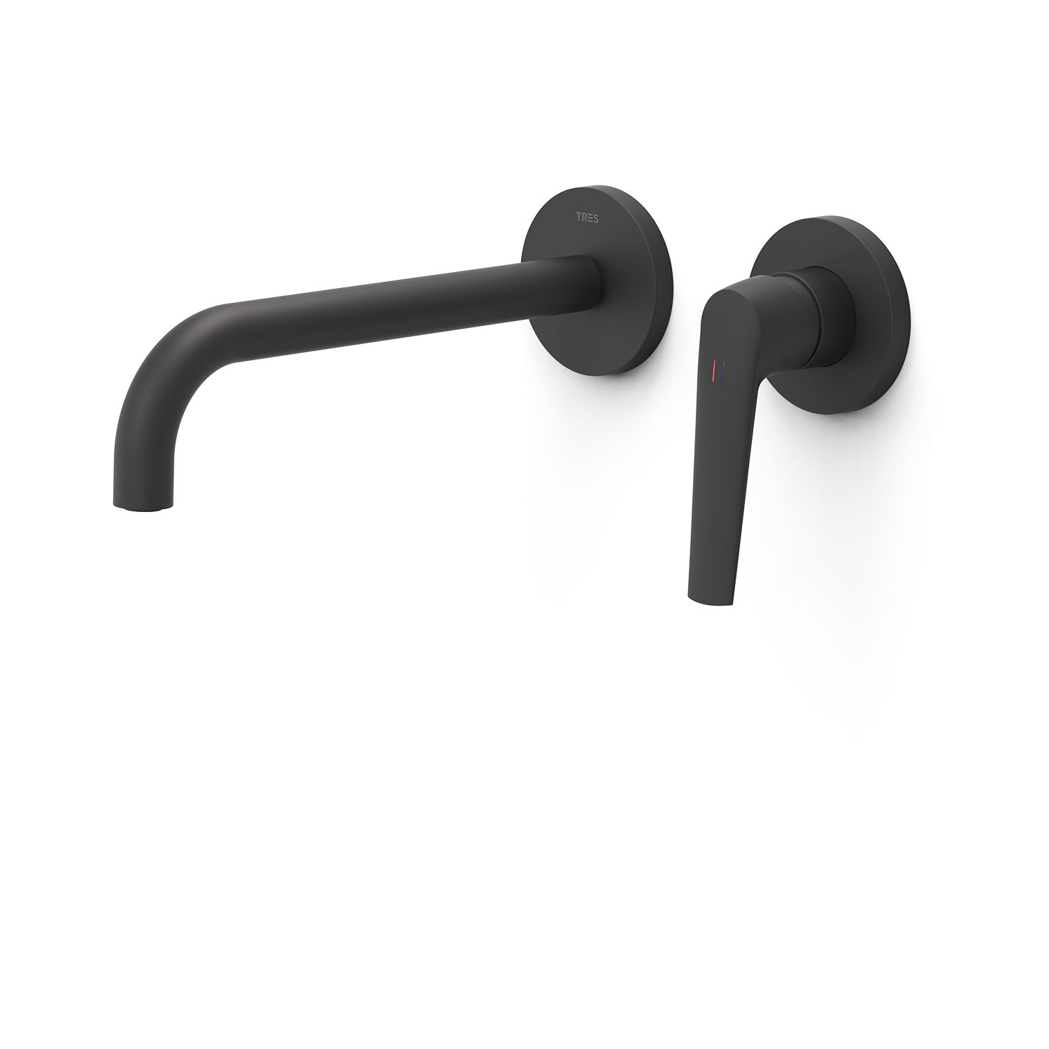 Tres Griferia Fuji Concealed washbasin mixer matt black