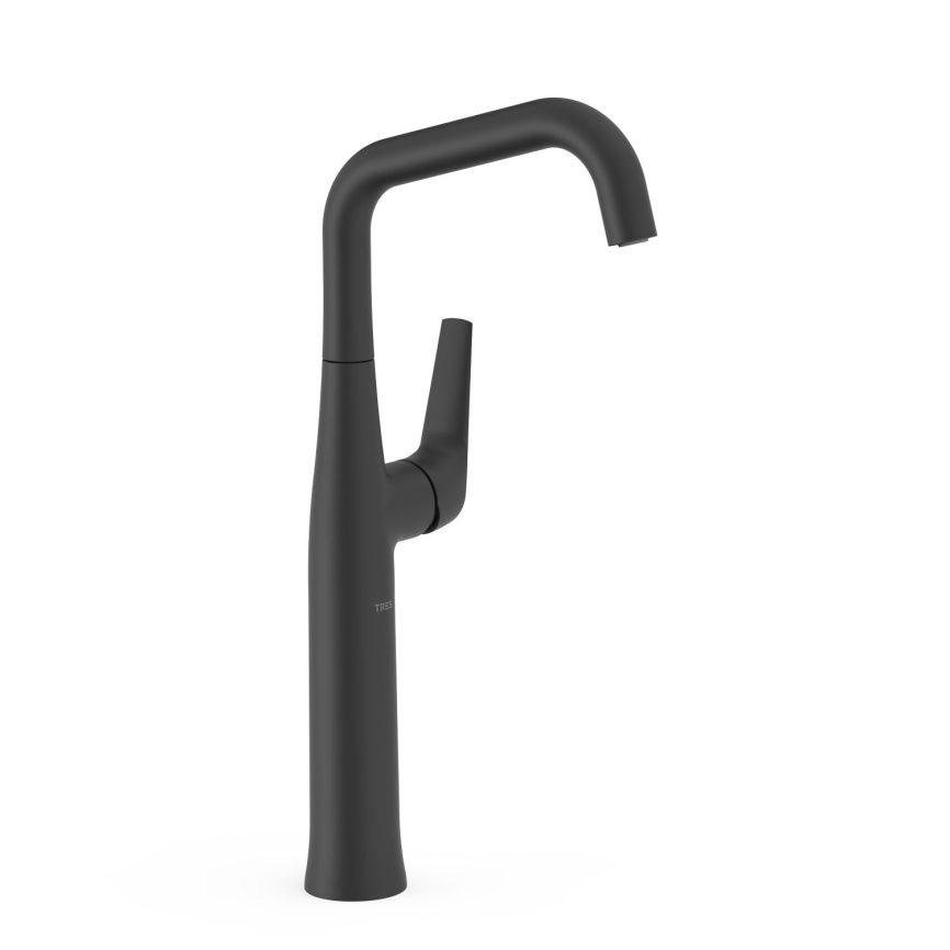 Tres Griferia Fuji XL single-lever washbasin mixer matt black