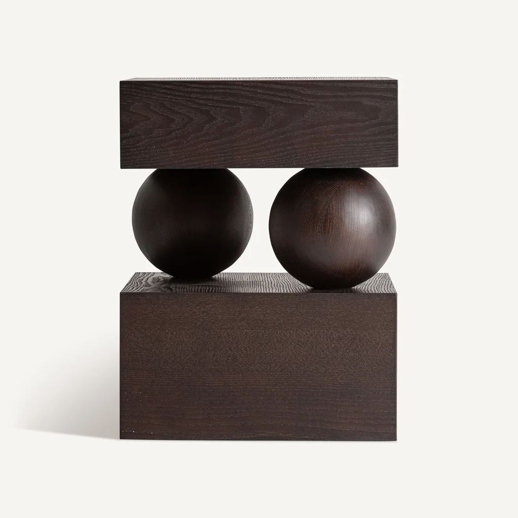Vical Arriach Ash wood side table 38x38x50 cm